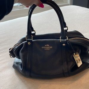 Coach Bag Dark Blue Used.